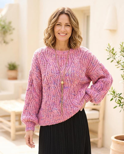 Witt Paris - Zelen | Torsadé Moucheté Pull Femmes
